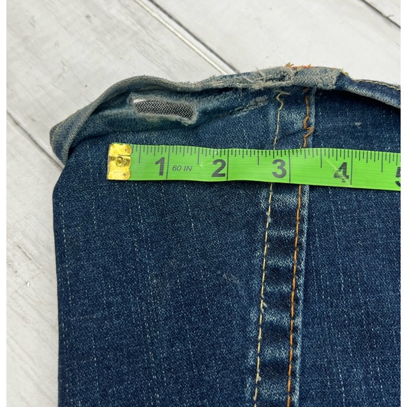 True Religion VTG USA Made Joey Low Rise Flare Jeans Size 28 - Picture 14 of 15